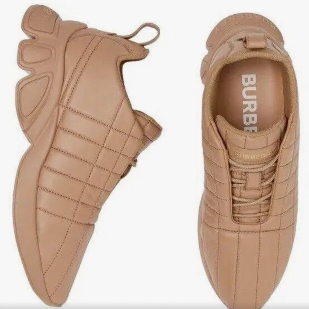 Burberry Biscuit Quilted Leather Classic Sneakers